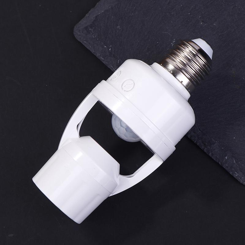 Ac85-265V Snímač pohybu Základna lampy E27 E26 Spínač Držák žárovky Zásuvka Adaptér Konvertor Infračervený snímač lidského těla