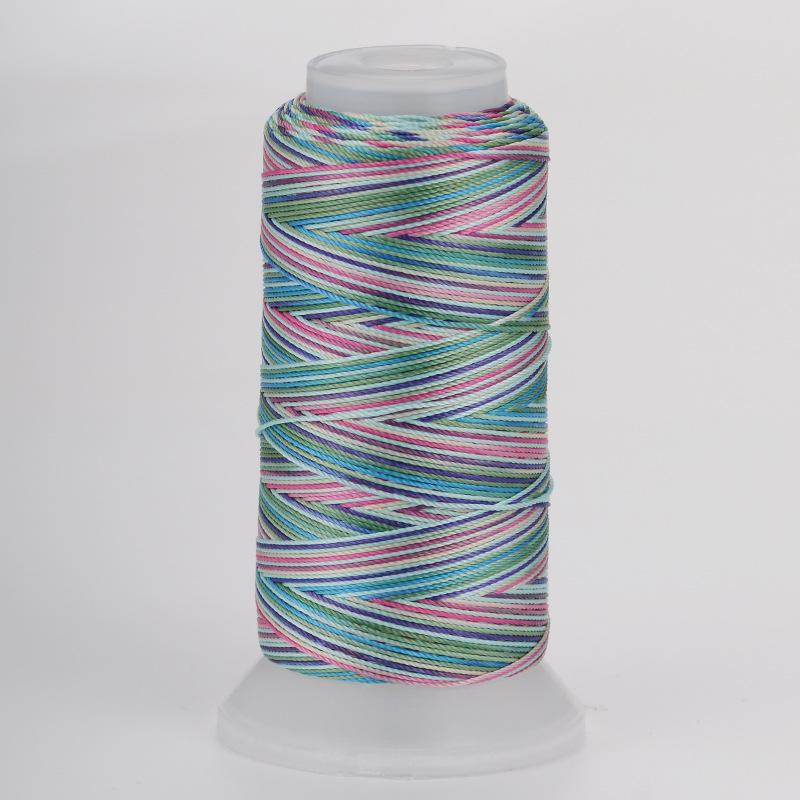 18-Strand Variegated Yarn Bracelet Weaving Cord – Gradient Dragon Scale Koi Thread DIY Material