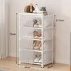 Multi Layer Dustproof Shoe Rack For Indoor Door Entryway Footwear Storage Shelf Household Home Daily Storage Organizer Frame