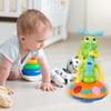 Plastic Saxophone Caterpillar Toy LED Dancing Caterpillar Toy Electric Music Toy  Halloween