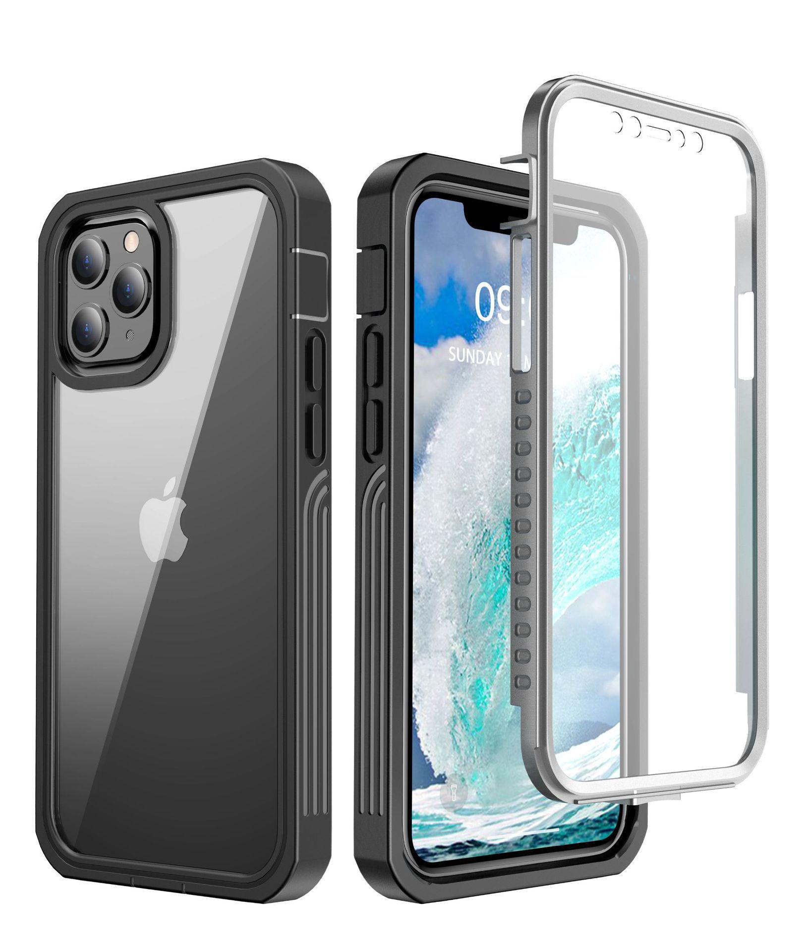 

iPhone 13 Pro Max Clear Case with Tempered Glass: Drop-Proof, Scratch-Resistant, Full Coverage Protection iPhone 12 Pro