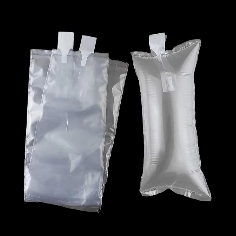 100 Pack,Free Hand Pump AIR PAKPRO 3.9x5.9inch Clear Plastic Inflatable Air Packaging Bags Air Pillows Air Cushions Buffer Bags Void Fill Cushioning