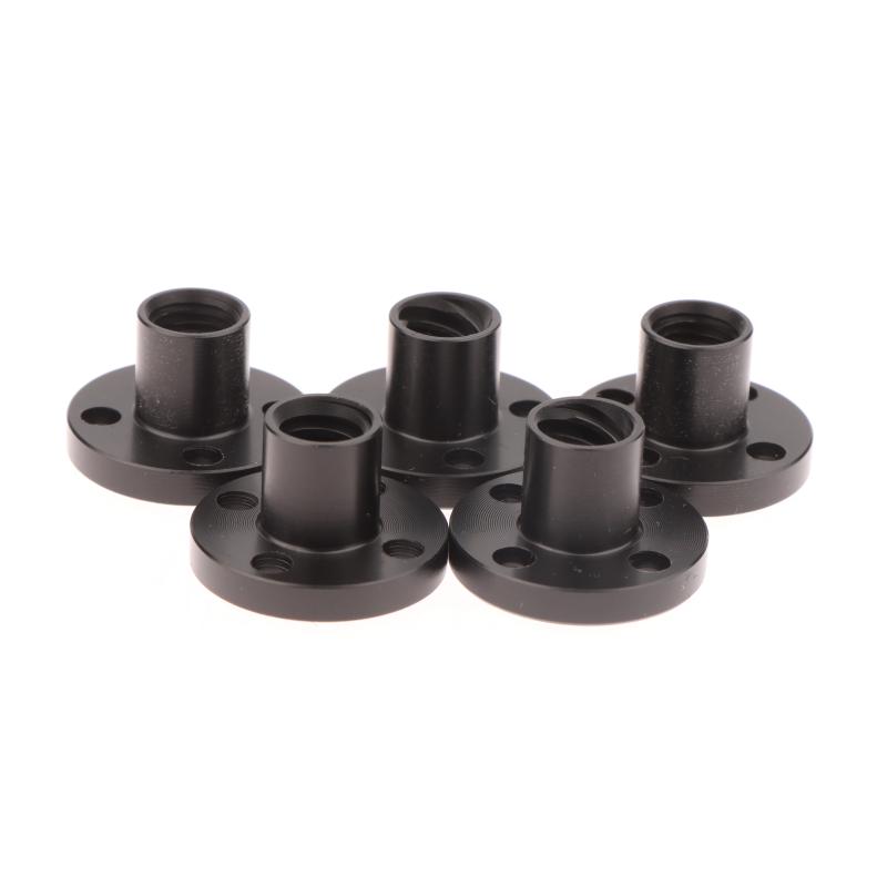 2Pcs 3D Printer Z Axis T8 Trapezoid Motor Screw Nuts Pom Nut Lead 1Mm 2Mm 4Mm 8Mm For Lead Screw