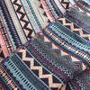 BILU Thicken Yarn Woven Polyester Cotton Linen Ethnic Jacquard Fabric for Home Textile