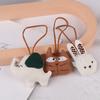 Cute Animal Pendants Handmade Key Chain Decorative Bag Charm Elephant Rabbit Lanyard Toy