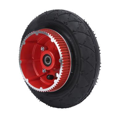 Pneu de 8 Polegadas 200X50 para Cubo Traseiro de Scooter Elétrica, Pneu Pneumático com Câmara de Ar e Cubo Traseiro