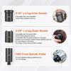 Spindle Nut Socket Tool Kit 1/2 inch Drive 6 Piece Axle Hub Nut Socket Set