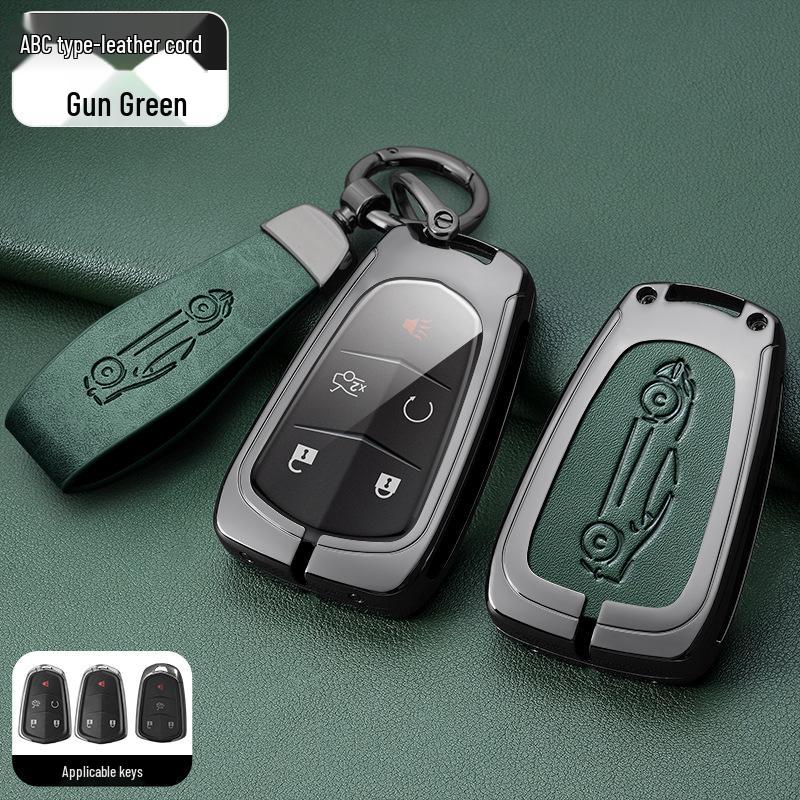 Cadillac XT5, CT5, XT4, XT6, CT6, XTS, ATSL, CT4 Premium Metal Key Cover