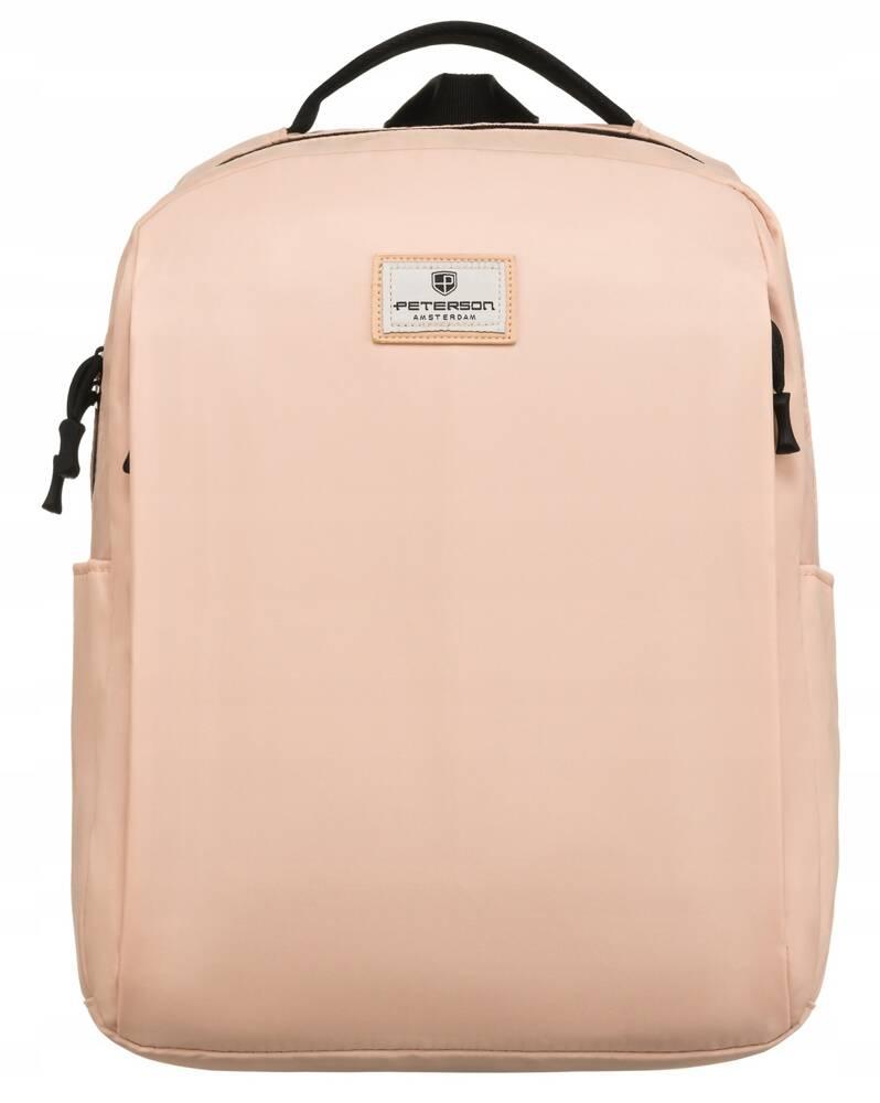 Large, spacious women's backpack with space for a laptop - Peterson