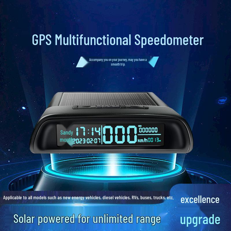 

Универсальный солнечный GPS высокоточный спидометр для седанов, домов на колесах, автобусов и грузовиков ABS