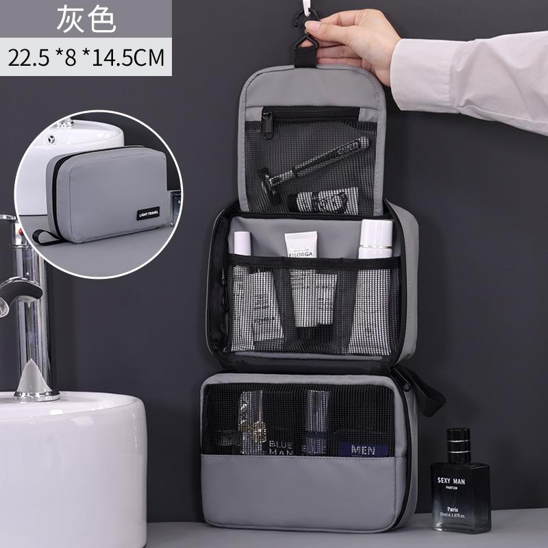 s New Foldable Men s Grooming Bag Travel Business Portable Multi-functional Cosmetics Storage Makeup