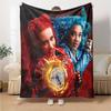 1pc Descendants The Rise of Red2 Blanket, Gift, for Men and Women, Soft Blanket, Good for Sofa Bed Couch Travel, Lightweight Flannel Blanket