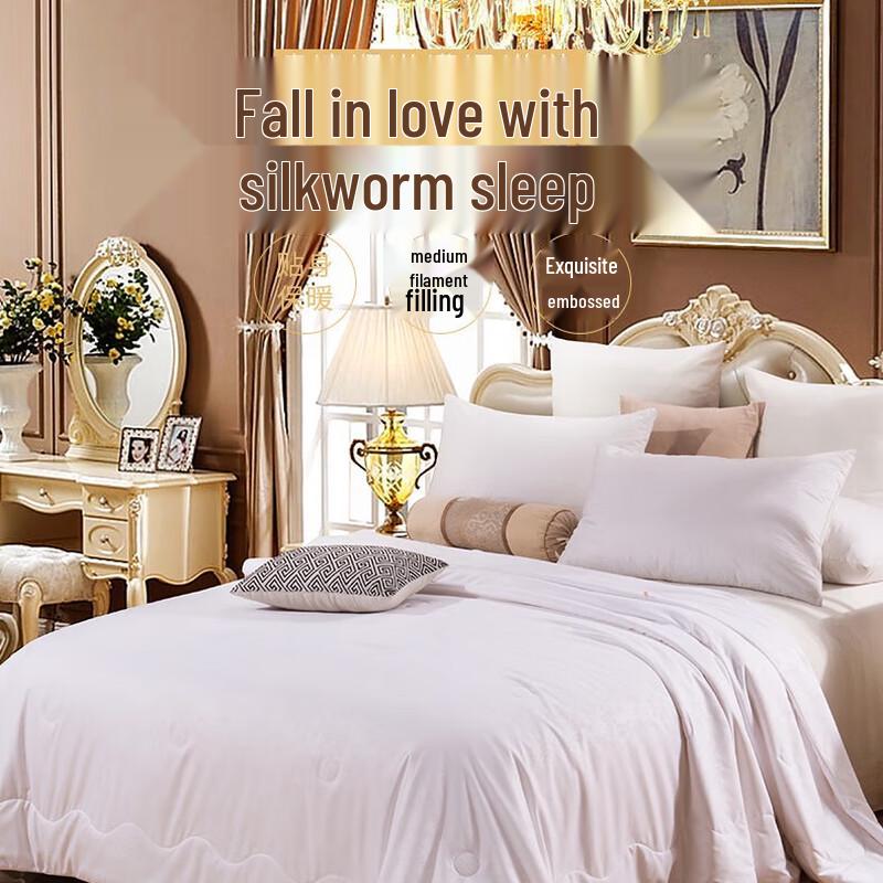 

FUANNA Brushed Embossed Silk Blend Quilt