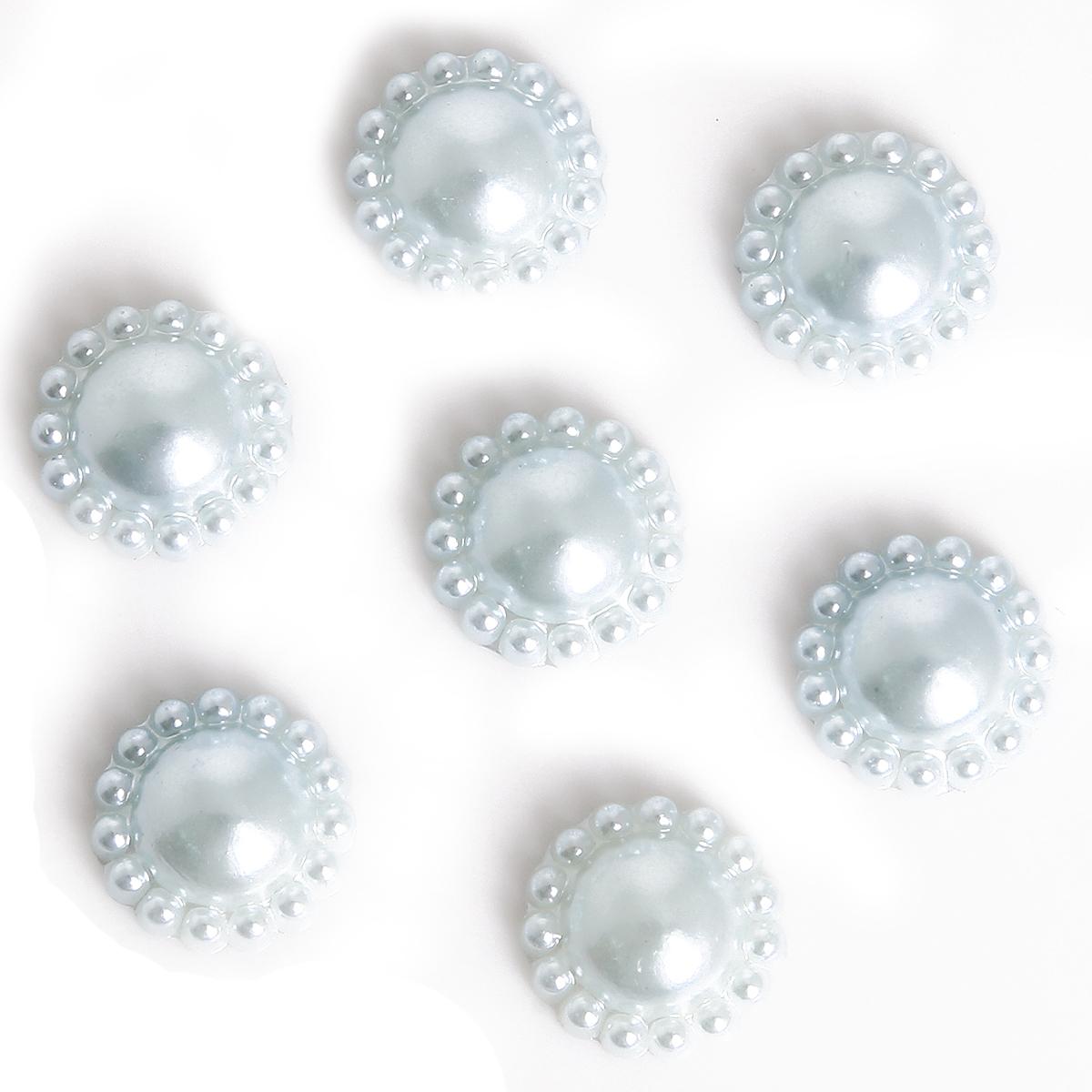 

50 шт. полукруглые бусины из АБС-пластика с плоской задней частью для DIY, пустая основа, кабошоны, ювелирные изделия, украшения для скрапбукинга, свадебные открытки, украшения светло-синий