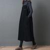 FASHION New Fashion Women Corduroy Vintage Dress Pocket Casual Strap Autumn Winter Loose Vest Overall Dress