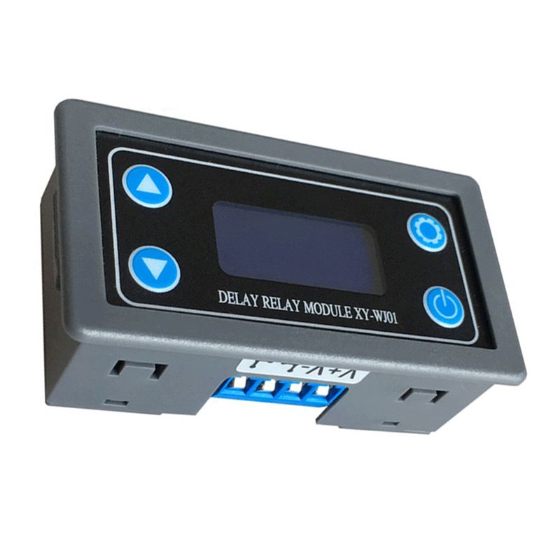 Aug. DC 6-30V LED Digital Time Delay Relay Module Programmable Timer Relay Control Switch Timing Trigger Cycle With Case