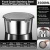 201 Stainless Steel Fresh Keeping Box with Lid Lunch Box  for Kitchen Refrigerator