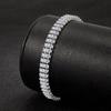 4Pcs/Set Jewelry Set High Gloss Eye-catching Electroplating Exquisite Craftsmanship Luxury Dress Up Female Shining Rhinestone Earrings Bracelet