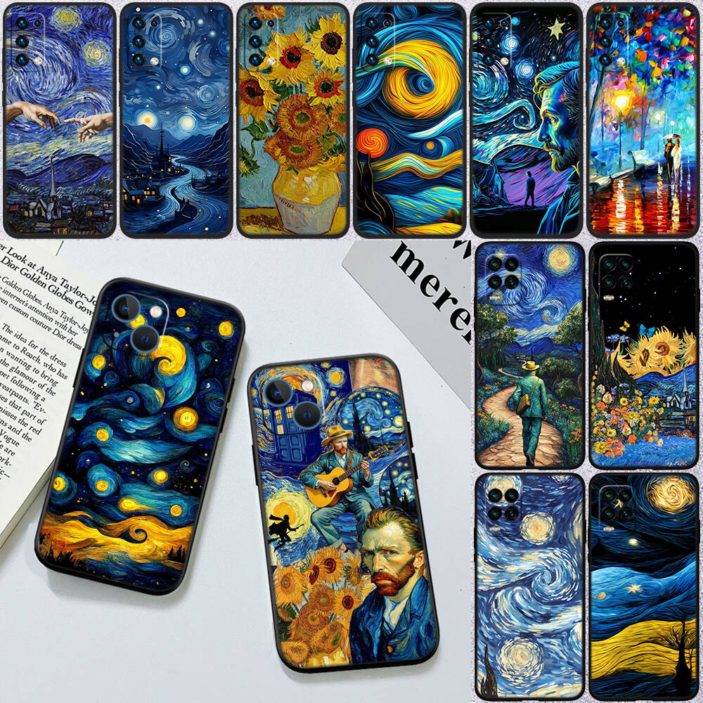 Starry Night Van Gogh New Phone Case for Samsung S20 S21 S22 S23 S24 FE Ultra Plus Lite S21S A07 A17 A36 A37 A55 A57 F06 F16 M06 M16 M56