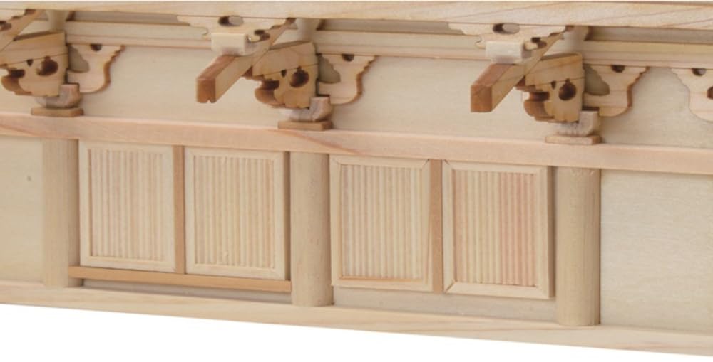 Woody Joe 1/75 Scale Horyuji Temple Kondo Wooden Model Assembly Kit (Building)