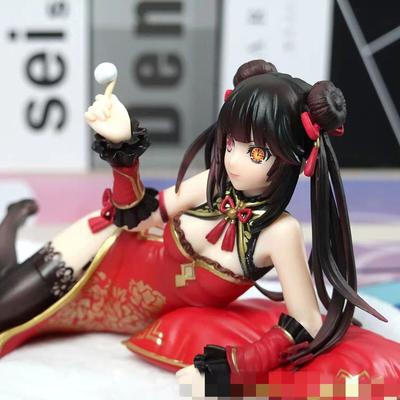 Tokisaki Kurumi Xinchun Qipao Ver 1 /7 Pvc Anime Action Figure Adult Collection Model Toys Doll Gifts Ornament Figma