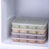 Dumpling Frozen Box Case Refrigerator Storage Organizer Food Crisper Container