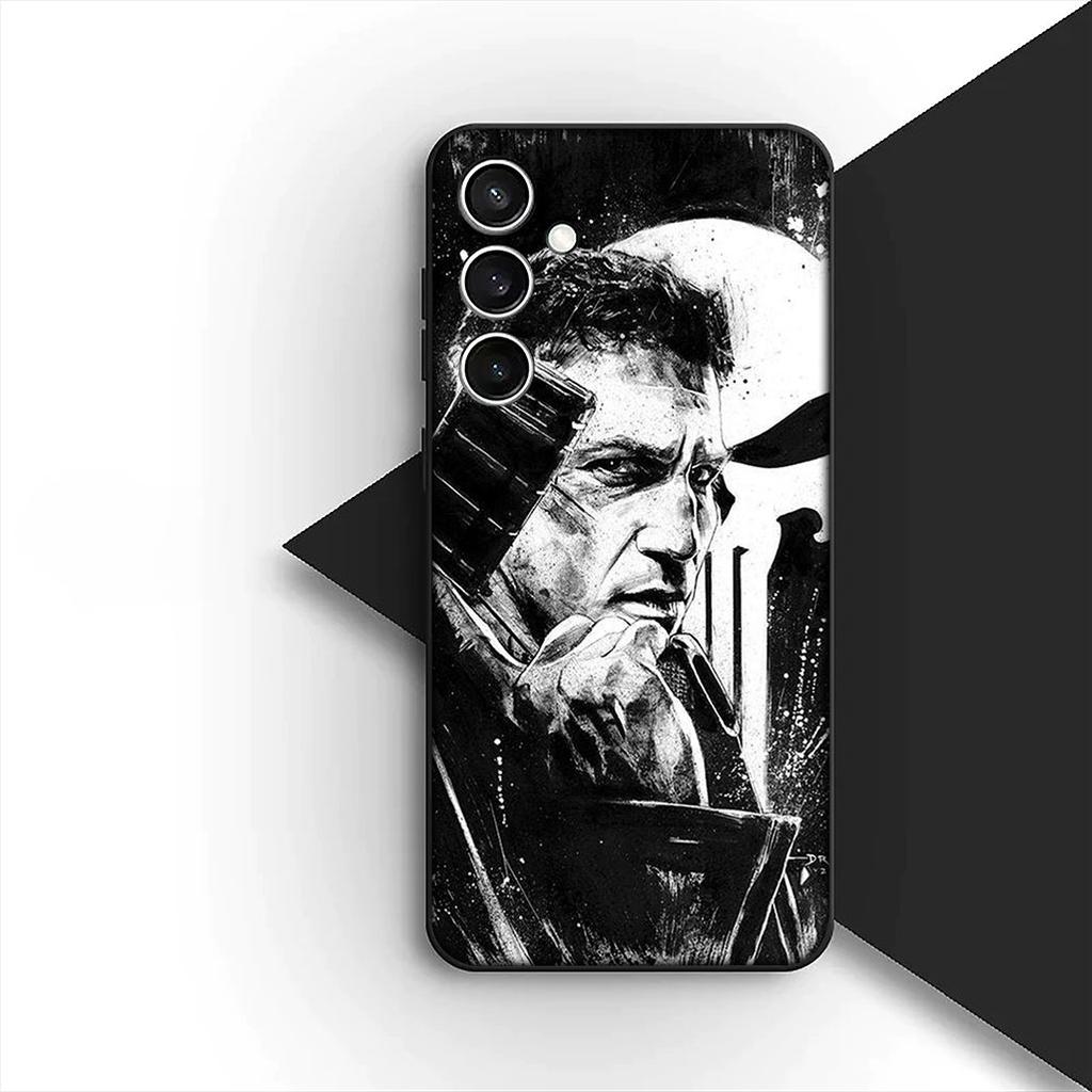 Protective Cover for Xiaomi Redmi Note 12 11 10 A3 Pro 10A 10C 12C Note12 5G 4G Casing Phone Case The Punisher Marvel Skull