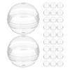 50pcs Transparent Egg 28Mm Clear Plastic Fillable Balls Vending Machines Claw Machine Prizes Kids Party Favors Craft Prizes Claw
