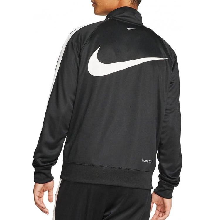 Nike Color-Block Retro Sports Jacket Men Outerwear Black CJ4884-010