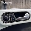 For Volkswagen Beetle 2012 2013 2014 2015 2016 2018 2019 Real Soft Carbon Fiber Inner Door Handle Sticker LHD RHD Accessories