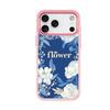 New Apple 17 Mobile Phone Case, Advanced Sense 16 Replaceable Back Plate 15promax Magnetic Mobile Phone Case, White Flower.
