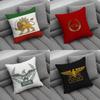Retro Spqr Roman Empire Pillow Case Antidustmite Pillowcase Invisible Zipper Silky Short Plush Sofa Cushion Cover