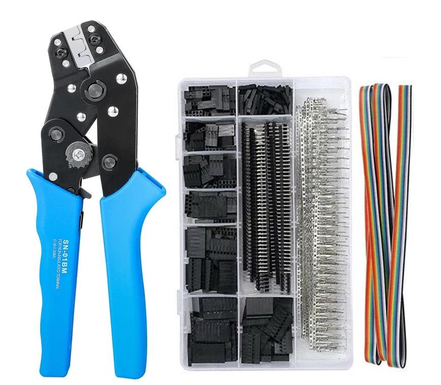 SN-01BM Crimping Tool Set: XH2.54 DuPont Terminal Connector Pliers.