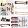 Gewürzglasregal aus Holz zur Wandmontage, schwebende Regale, Bücherregal, Präsentationsregal für die Küche