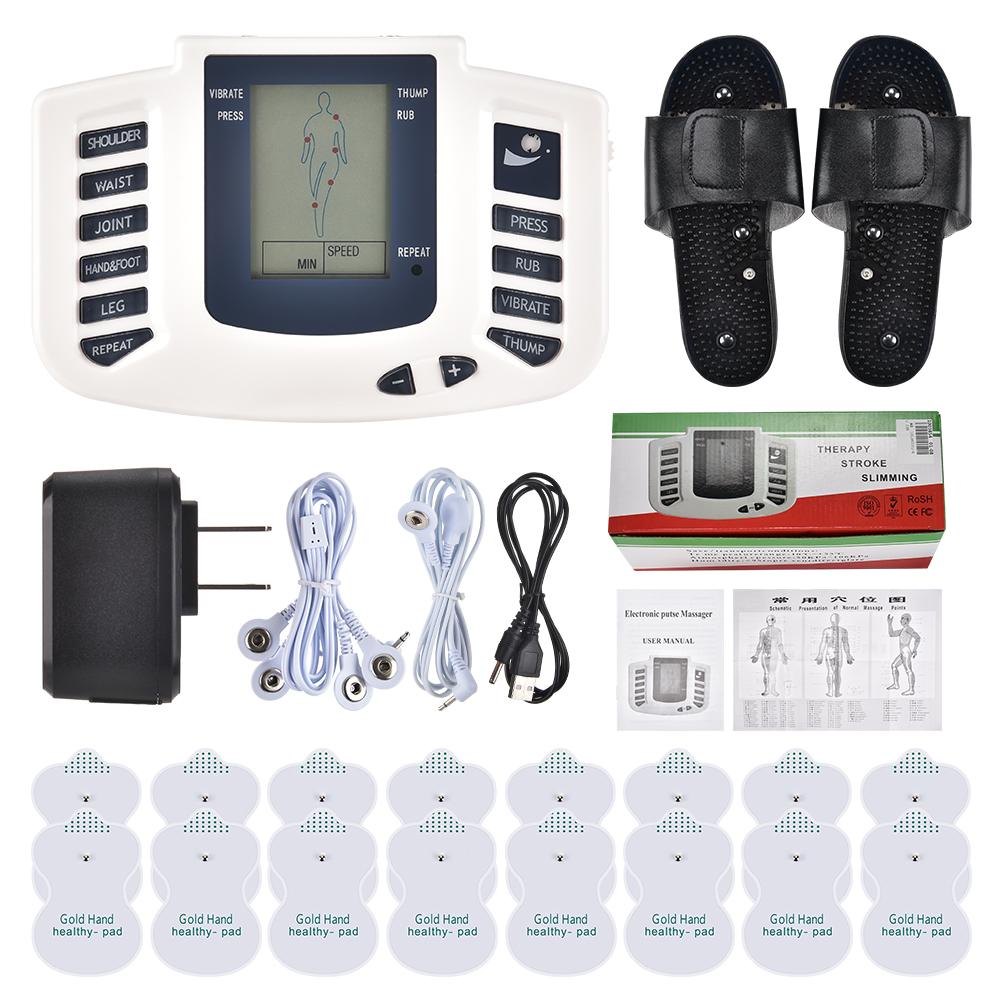 Professional EMS Tens Muscle Stimulator Portable Electric Body Massager Microcurrents Low Frequency Relaxing Physiotherapy