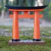 Japanese Style Torii Gate Ornaments Mini House Decorations Resin Miniature Door Crafts Fairy Figurines Japanese Torii Gate Model