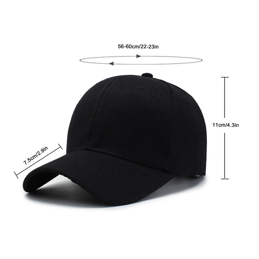 Unisex Basic Light Board Solid Color Casual Versatile Baseball Cap Fashionable Outdoor Climbing Cycling Fishing Sun Shade Hat