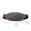 Waterproof Men Chest Bags Fashion Solid Color Ride Waist Packs High Quality Unisex Fanny Pack Travel Storage Crossbody Bag Male