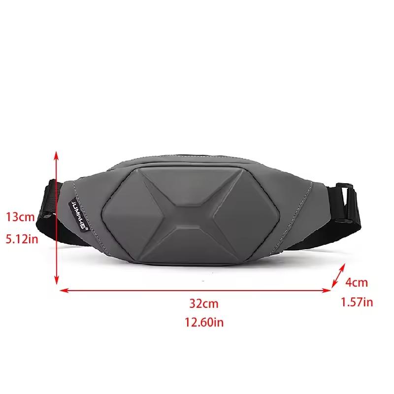 Waterproof Men Chest Bags Fashion Solid Color Ride Waist Packs High Quality Unisex Fanny Pack Travel Storage Crossbody Bag Male