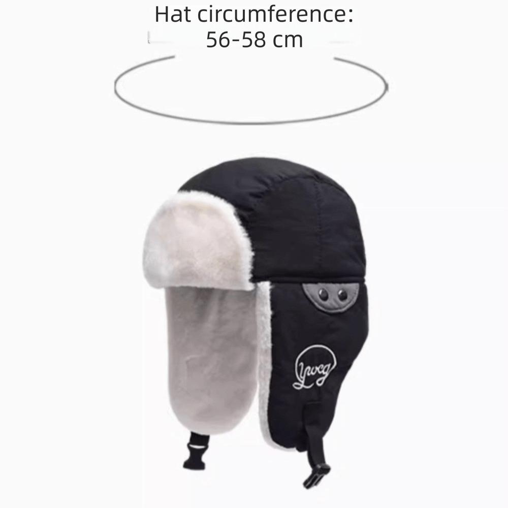 Windproof Earflap Hat Cold Proof Winter Bomber Hat Casual Ear Protection Cap  Winter