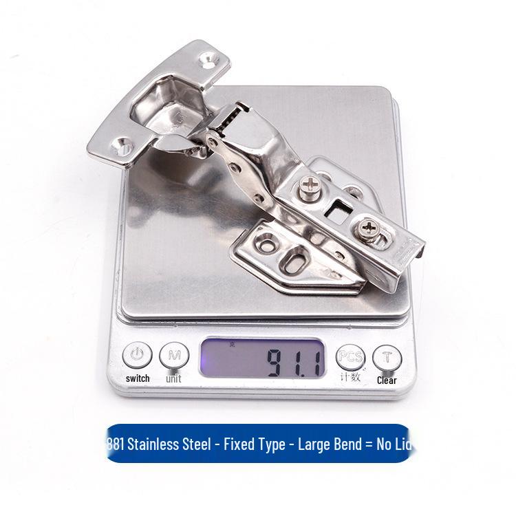 304 Stainless Steel Soft Close Hydraulic Cabinet Hinges - Thickened, Two-Stage Force for Furniture