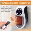 Portable Electric Wall Heater for Office Room Mini with Remote Control Fast Heating Radiator Warmer Plug-in