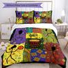 African Style Bedding Set Breathable Duvet Cover with Pillowcases Decorative Bed Linen for Bedroom Home Decoration Birthday Gift
