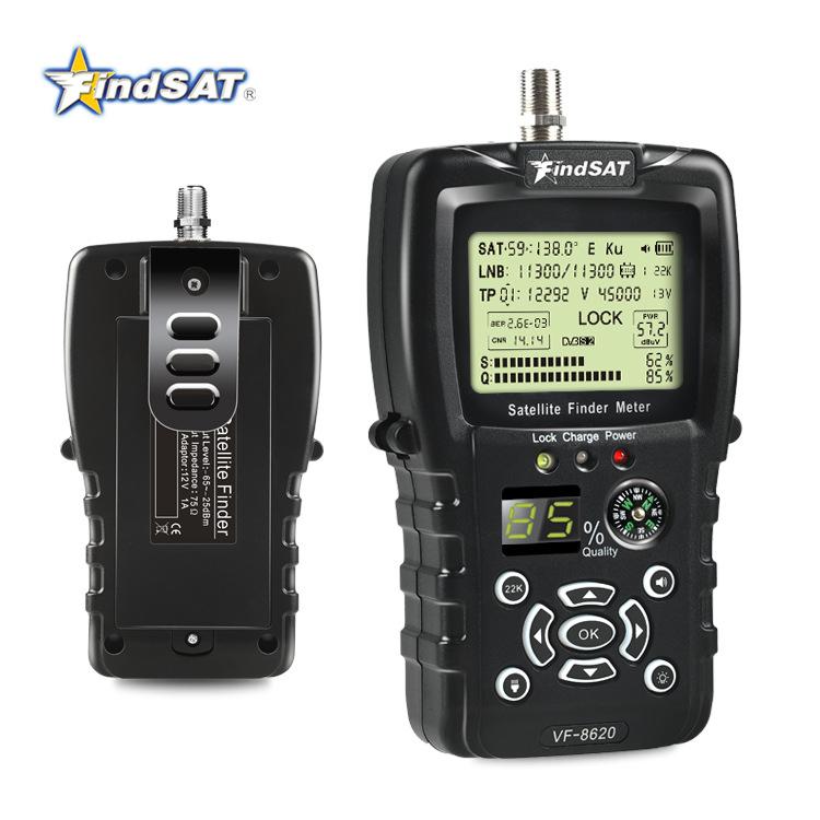 Digital Satellite Finder Detector FindSAT VF-8620 Meter DVB-S2 DVB-S Satellite Signal Search