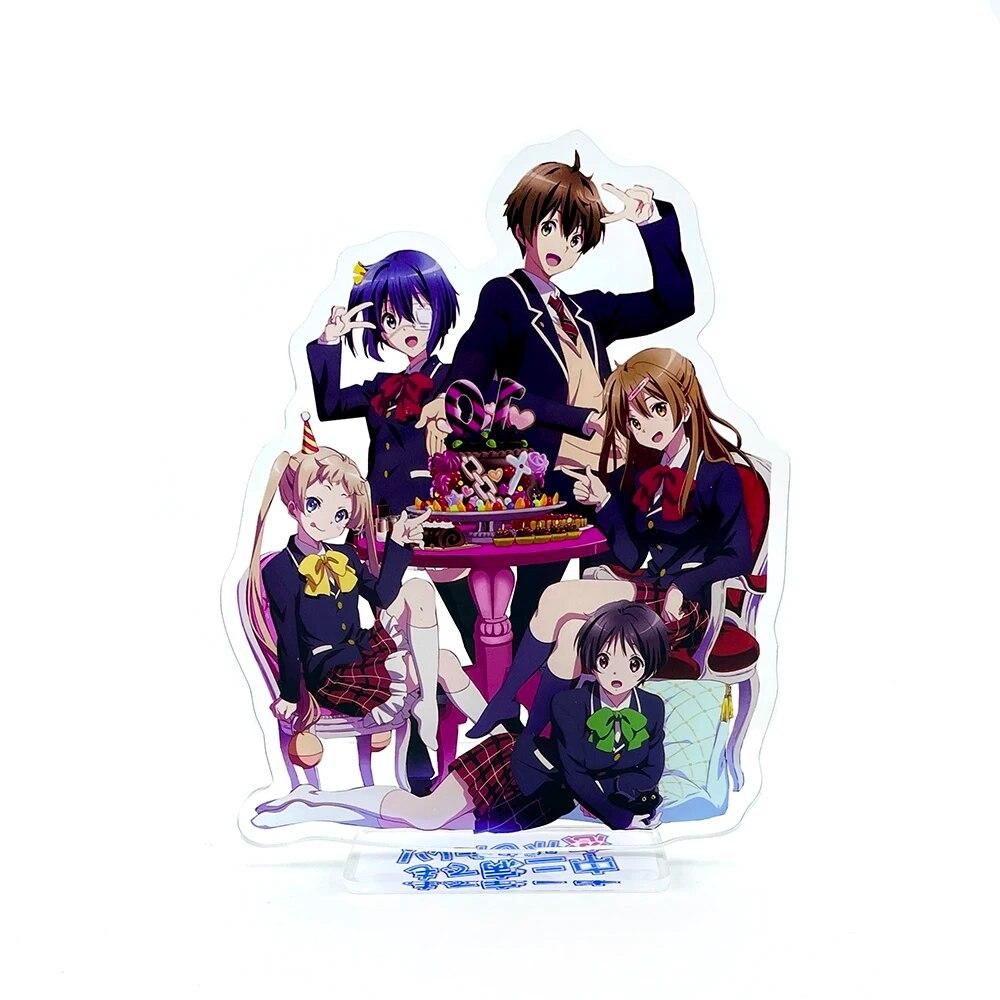Chuunibyou Demo Koi Ga Shitai Rikka Sanae Yuuta Shinka Satone Kumin Acrylic Stand Standee Toy Figure