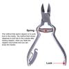 Stainless Steel Toe Nail Clippers Durable Ingrown Toenail Clipper Toenail Trimmer  Nail Shops