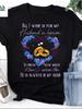 Men's Memorial T-Shirt -  All I Want Is My Husband In Heaven  - Sympathy Wedding Band Design - Black
