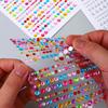 Face Eyes Party Makeup Acrylic Diamond Rhinestone Sticker Self-adhesive Bright Crystal DIY Big Small Mix Face Decoration Sticker
