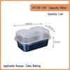 Disposable Aluminum Foil Basque Cake Container with Lid