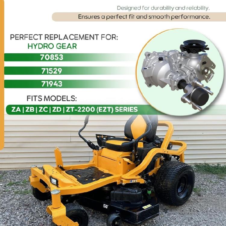 Set di ricambio guarnizioni ingranaggi idraulici 70853 Kit di revisione/ricostruzione anelli di tenuta per tosaerba Hydro Gear